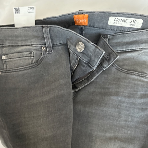 Hugo Boss Orange J10 Mid rise skinny Gray Jean - Picture 4 of 8